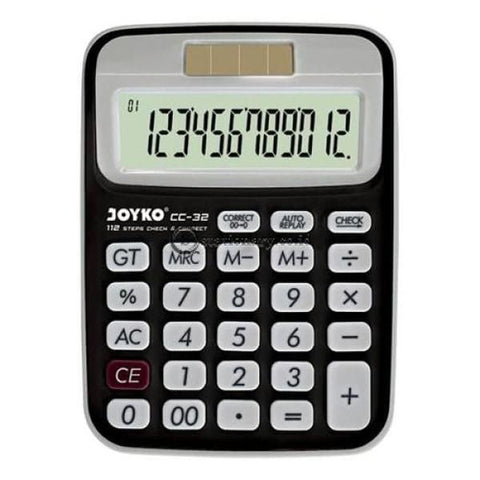 Joyko Kalkulator Check Correct 12 Digit Putih Cc-32 Office Stationery
