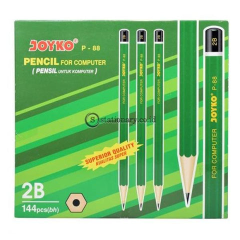 Joyko Pensil 2B For Computer P-88 Office Stationery Lain -