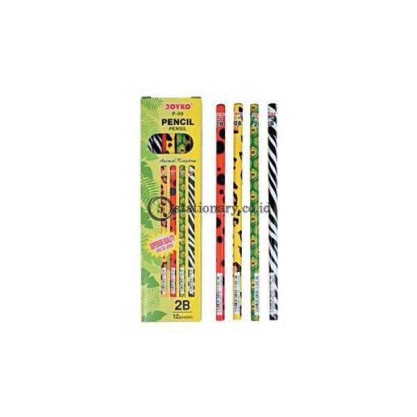Joyko Pensil Kayu 2B Animal Kingdom P-99 Office Stationery
