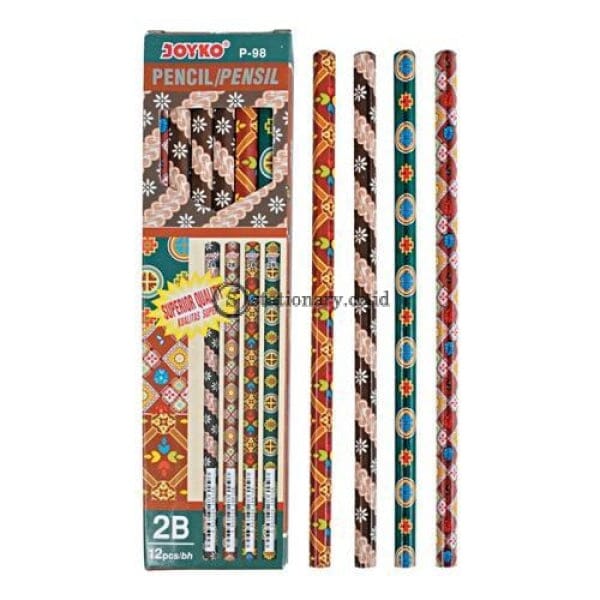 Joyko Pensil Kayu 2B Batik P-98 Office Stationery