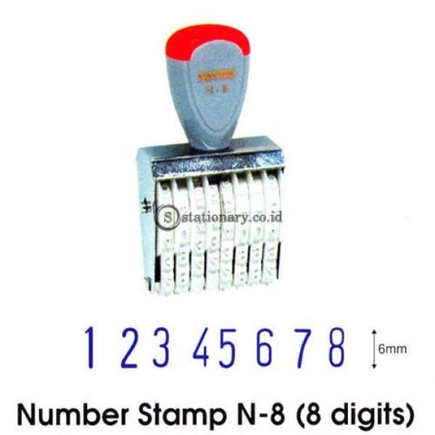 Joyko Stempel Angka 8 Digit N-8