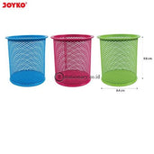Joyko Tempat Pensil Keranjang Besi Bulat Warna (Diameter 8.4Cm X 9.8Cm) Ds-16Co Office Stationery