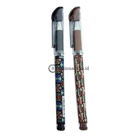 Kenko Ballpoint Easy Gel Premium Batik Signature 1.0Mm Office Stationery