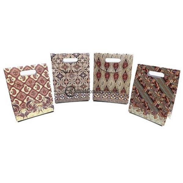 Kiky Gift Paper Bag Pond Batik Ceplok Kawung (80X200X270Mm) Office Stationery