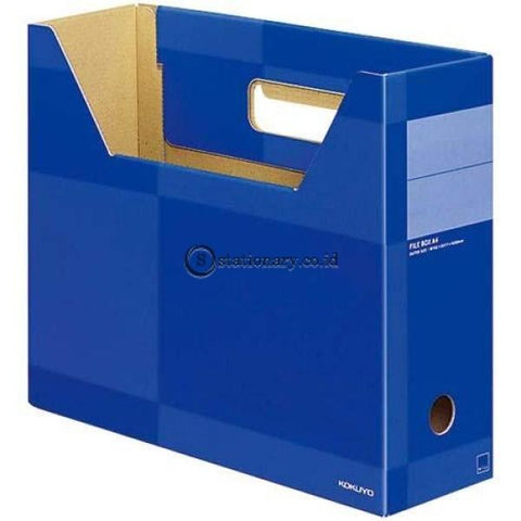 Kokuyo Box File A4 F-Wfb125 F-Wfb125-Blue Office Stationery