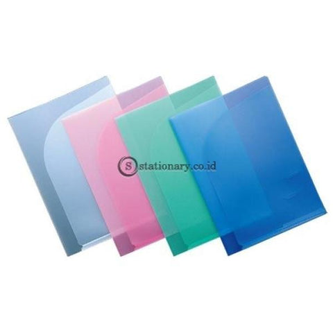 Kokuyo Clear Holder 2 Pockets A4 / A3 Fu-T755 Fu-T755-Transparant Office Stationery Promosi