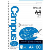 Kokuyo Loose Leaf 100 Lembar A4 6Mm N-816Ben Office Stationery