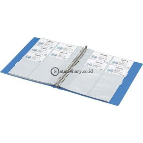 Kokuyo Name Card Holder A4 300 Lembar Mei-F335 Name-Card-Mei-F335-Blue Office Stationery