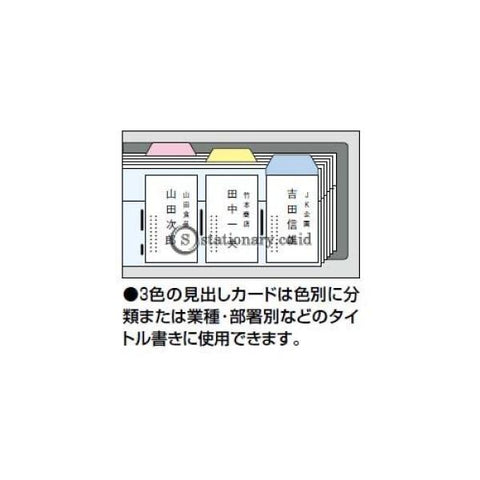 Kokuyo Name Card Holder Pp 300 Lembar Mei-30 Kokuyo Mei-30-Red Office Stationery