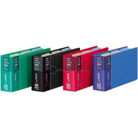 Kokuyo Name Card Holder Pp 300 Lembar Mei-30 Kokuyo Mei-30-Red Office Stationery