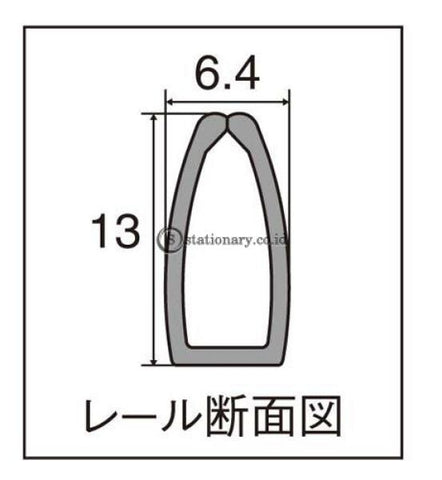 Kokuyo Presentation File With Rail Fu-Tpc760 Fu-Tpc760V Office Stationery Promosi