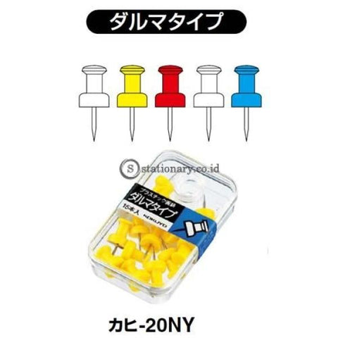 Kokuyo Push Pin Bulat Kahi-20N Push-Pin-Kahi-20N-Blue Office Stationery