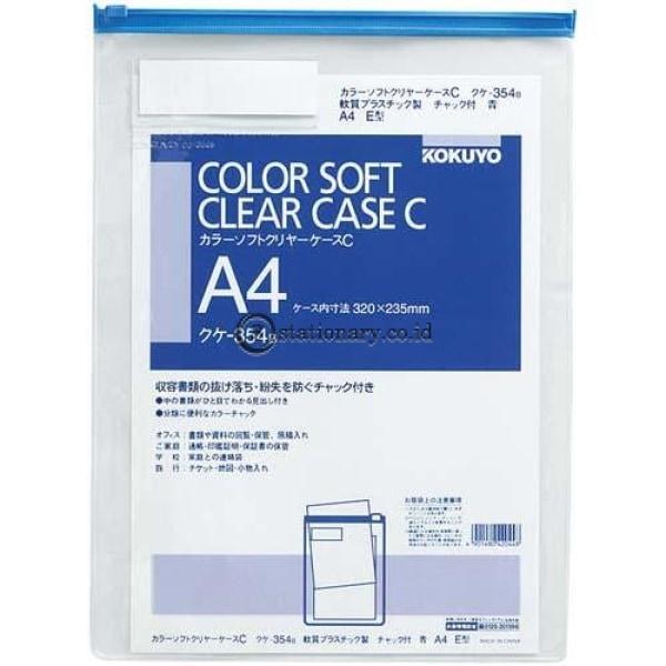 Kokuyo Soft Clear Case A4 Kuke-354B Office Stationery