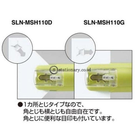 Kokuyo Stapler Tanpa Isi Harinacs 10 Lembar Sln-Msh110 Putih Office Stationery