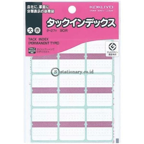 Kokuyo Tack Index T-27 Tack-Index-Biru Office Stationery