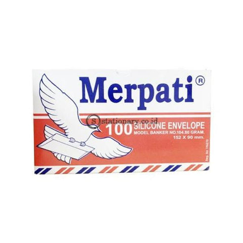 Merpati Amplop Putih (152 X 90Mm) No 104 Slk Airmail Office Stationery