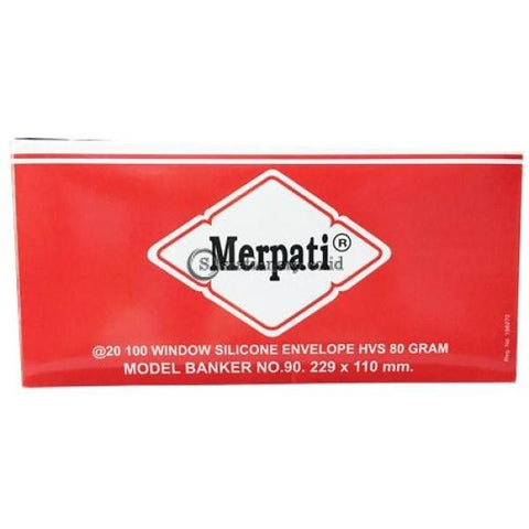 Merpati Amplop Putih Jendela No 90 Office Stationery
