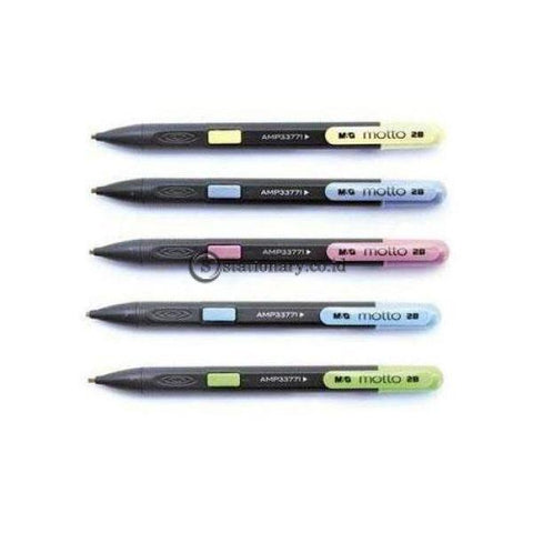 M&G Pensil Mekanik Set Ujian Exam Mechanical Chisel Lead 1.8mm 2B Motto #HAMP0173