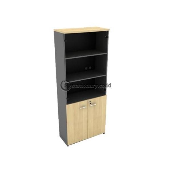 Modera Lemari Arsip Tinggi B Class Type Bhc 7423 Dengan Pintu Panel Kaca Office Furniture