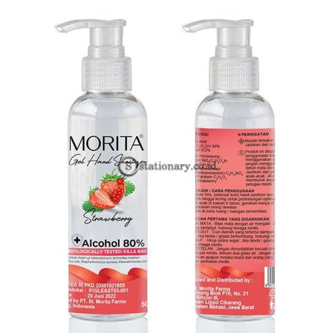 Morita GEL Hand Sanitizer 500ml (Alcohol 80%) Botol Pump