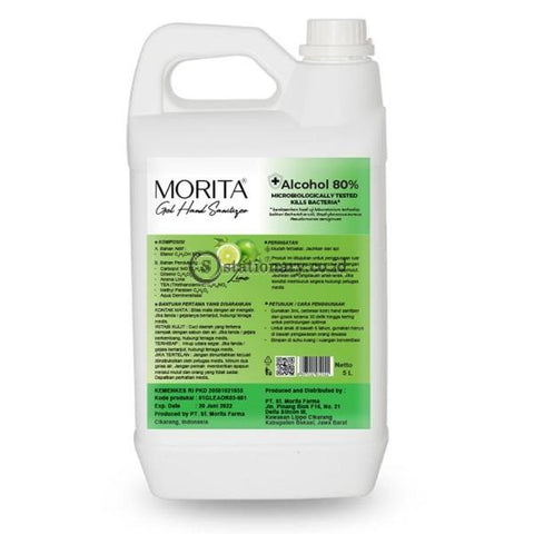 Morita GEL Hand Sanitizer 5L (Alcohol 80%)