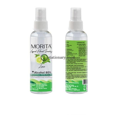Morita Liquid Hand Sanitizer 100ml (Alcohol 80%) Botol Spray