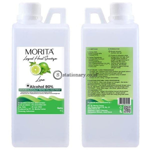 Morita Liquid Hand Sanitizer 1L (Alcohol 80%)