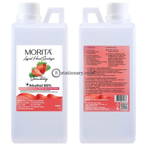 Morita Liquid Hand Sanitizer 1L (Alcohol 80%)