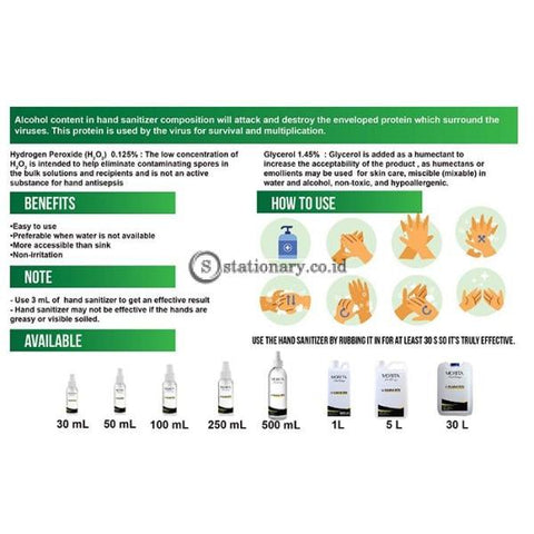 Morita Liquid Hand Sanitizer 500ml (Alcohol 80%)