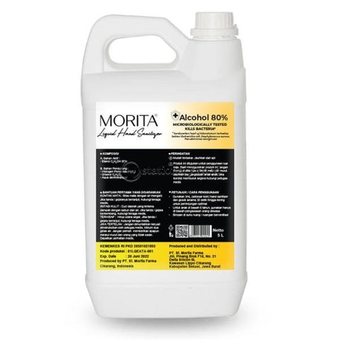 Morita Liquid Hand Sanitizer 5L (Alcohol 80%)