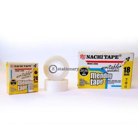 Nachi Mending Tape Writable Invisible 18Mm X 33M Office Stationery