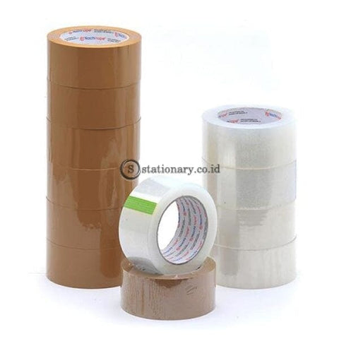 Nachi Opp Tape Coklat (Brown) 2 Inch 48Mmx100Y Office Stationery