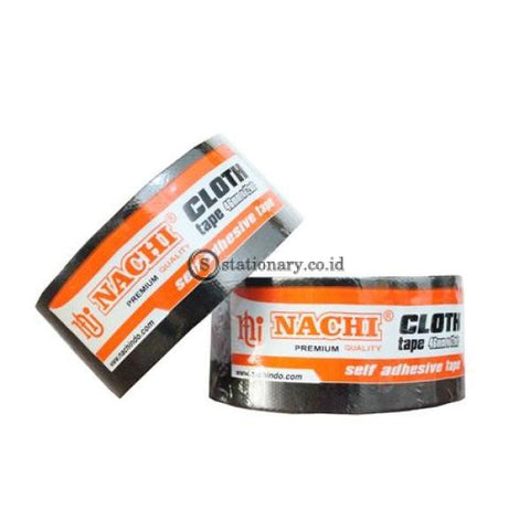 Nachi Plakban Kain Hitam 2 Inch (48Mm) Premium Office Stationery