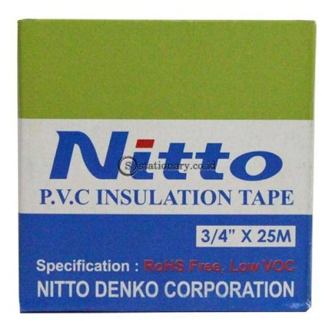Nitto Isolasi Kabel Listrik 3/4X25 M Office Stationery