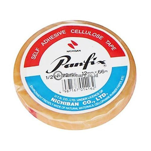 Panfix Cellulose Tape 1/2 Inch X 72 Yard (12Rolls) Office Stationery