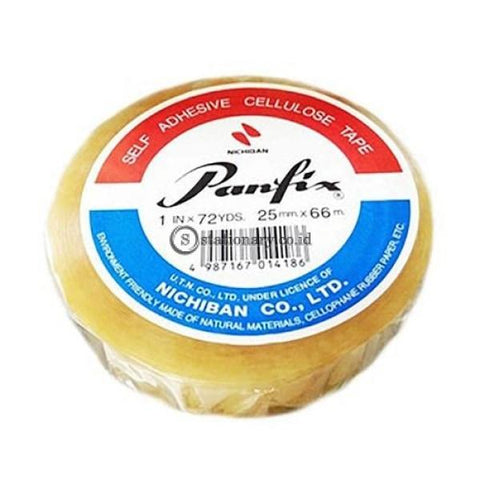 Panfix Cellulose Tape 1Inch X 72 Yard (6Rolls) Office Stationery