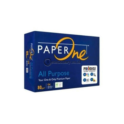 Paper One Kertas Hvs Q4 (Quarto) 80 Gsm All Purpose Office Stationery