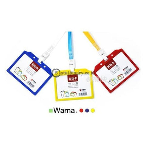 Pixel Id Card Holder Landscape With Lanyard B8 Office Stationery