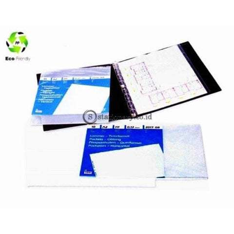 Bantex Plastik Pocket A2 Potrait 0,12mm With Top Opening (10 sheets) #2016 08