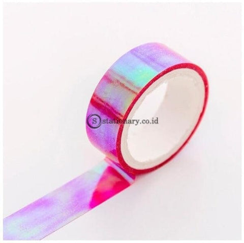 (Preorder) 1.5 Cm Wide Cool Gradual Change Rainbow Decorative Colorful Tape Diy Scrapbooking Masking
