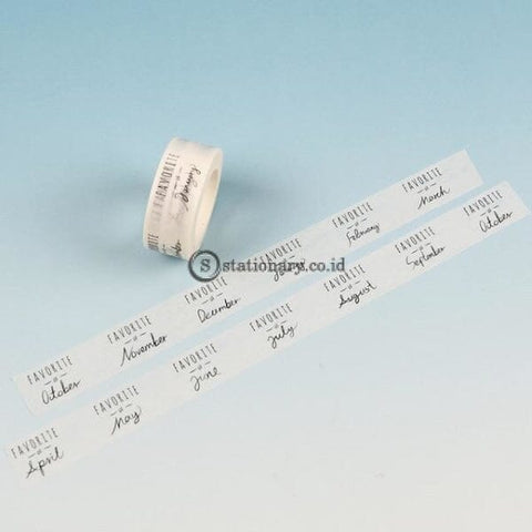(Preorder) 1.5Cm Wide Traveller Series Washi Tape Adhesive Diy Scrapbooking Sticker Label Masking