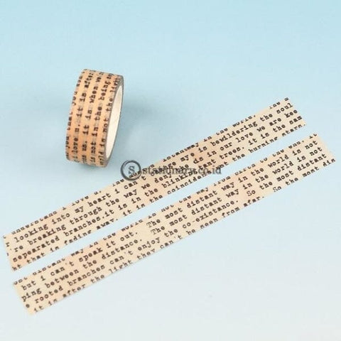 (Preorder) 1.5Cm Wide Traveller Series Washi Tape Adhesive Diy Scrapbooking Sticker Label Masking