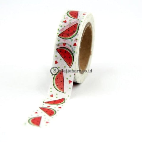 (Preorder) 1 Roll Cute Lotkawaii Flower Food Animals Decorative Washi Tape Diy Scrapbooking Masking