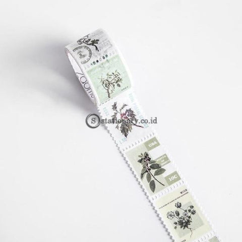 (Preorder) 1 Roll Vintage Stamp Series Paper Washi Tape Adhesive Diy Scrapbooking Sticker Label
