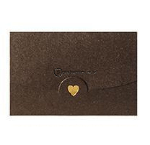 (Preorder) (10 Pieces/lot) 10.5*7Cm Small Greeting Card Name Envelope Hot Stamping Love Pearlescent
