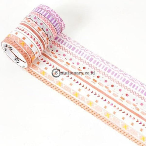 (Preorder) 10 Rolls/pack Wizard Rainbow Gilding Washi Tape Set Diy Decoration Scrapbooking Planner