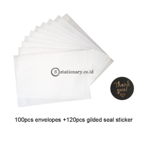 (Preorder) 100Pcs/lot Blank Translucent Vellum Envelopes Diy Multifunction Gift Card Envelope With