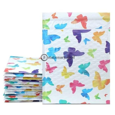 (Preorder) 10Pcs 120X180Mm Printed Plastic Bubble Mailer Mix Pattern Poly Envelope Wrap Bag