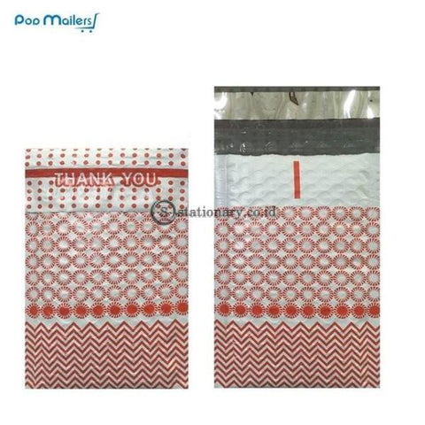 (Preorder) 10Pcs 120X180Mm Printed Plastic Bubble Mailer Mix Pattern Poly Envelope Wrap Bag Stripe
