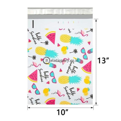 (Preorder) 10Pcs 25.5X33Cm 10X13 Inch Pattern Printed Poly Mailers Self Seal Plastic Envelope Bags